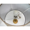 LAMPE DE CHEVET VINTAGE PIED METAL DORé