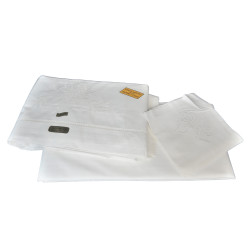 PARURE DRAPS ANCIENS BRODES...