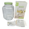 BOCAL DISTRIBUTEUR DE BOISSONS 4 LITRES VERRE TRANSPARENT