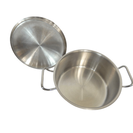FAITOUT ACIER INOX 18/10 Ø24CM DE BUYER INDUCTION