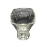 GRAND VASE EN VERRE TRANSPARENT HAUTEUR 24,7 CM