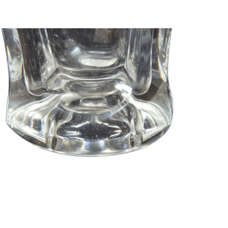 GRAND VASE EN VERRE TRANSPARENT HAUTEUR 24,7 CM