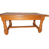 TABLE DE SALON  RUSTIQUE DESSUS CARRELAGE