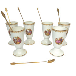 6 MAZAGRANS PORCELAINE...
