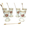 6 MAZAGRANS PORCELAINE DECOR ROMANTIQUE CERNET LIMOGES