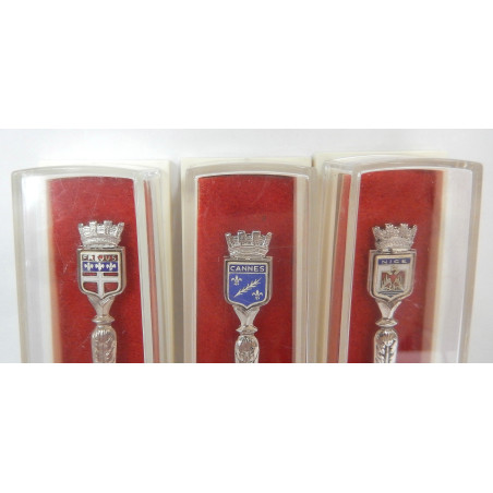 LOT 3 CUILLERES DE COLLECTION AUGIS FREJUS CANNES NICE