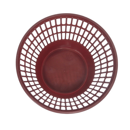 CORBEILLE A PAPIER POUBELLE DE BUREAU PLASTIQUE BORDEAUX