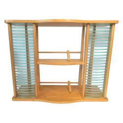 ETAGERE RANGE CD EN BOIS
