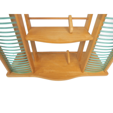 ETAGERE RANGE CD EN BOIS