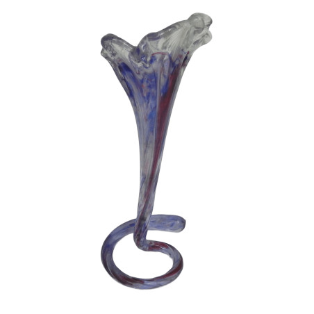 ELEGANT VASE ANCIEN EN VERRE SOUFFLé COLORé