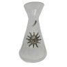 GRANDE CARAFE EN VERRE AVEC DECOR SOLEIL EN ETAIN 95%