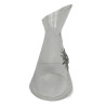 GRANDE CARAFE EN VERRE AVEC DECOR SOLEIL EN ETAIN 95%