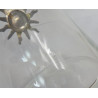 GRANDE CARAFE EN VERRE AVEC DECOR SOLEIL EN ETAIN 95%
