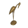 HERON EN LAITON HAUTEUR 31,8CM