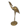 HERON EN LAITON HAUTEUR 31,8CM