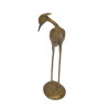 HERON EN LAITON HAUTEUR 31,8CM